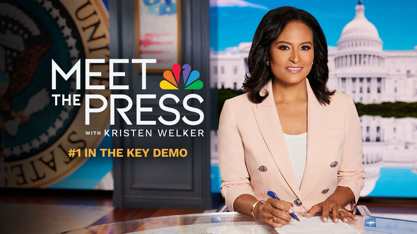 MEET THE PRESS WITH KRISTEN WELKER RANKS #1 IN KEY DEMO - NBC News