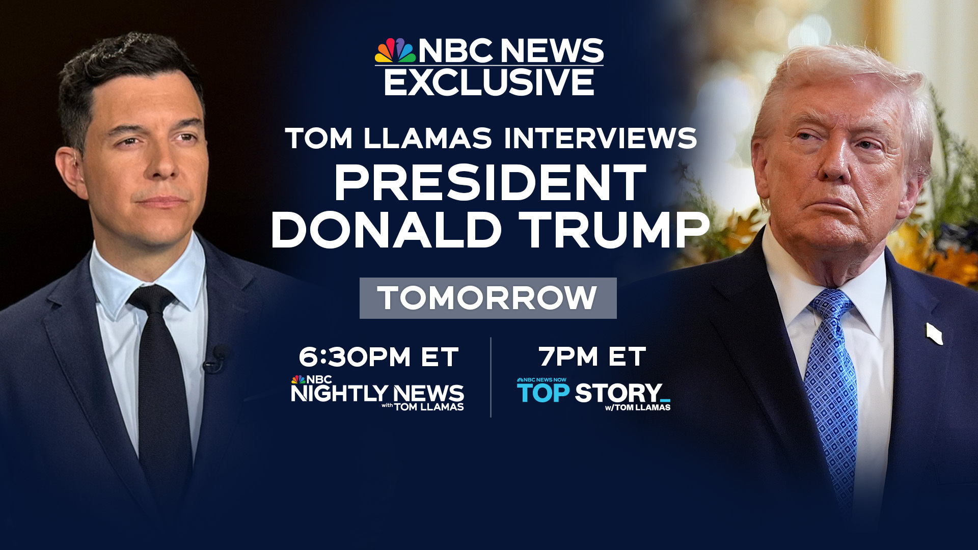 NBC NEWS’ TOM LLAMAS TO SIT DOWN WITH PRESIDENT DONALD TRUMP FOR AN ...