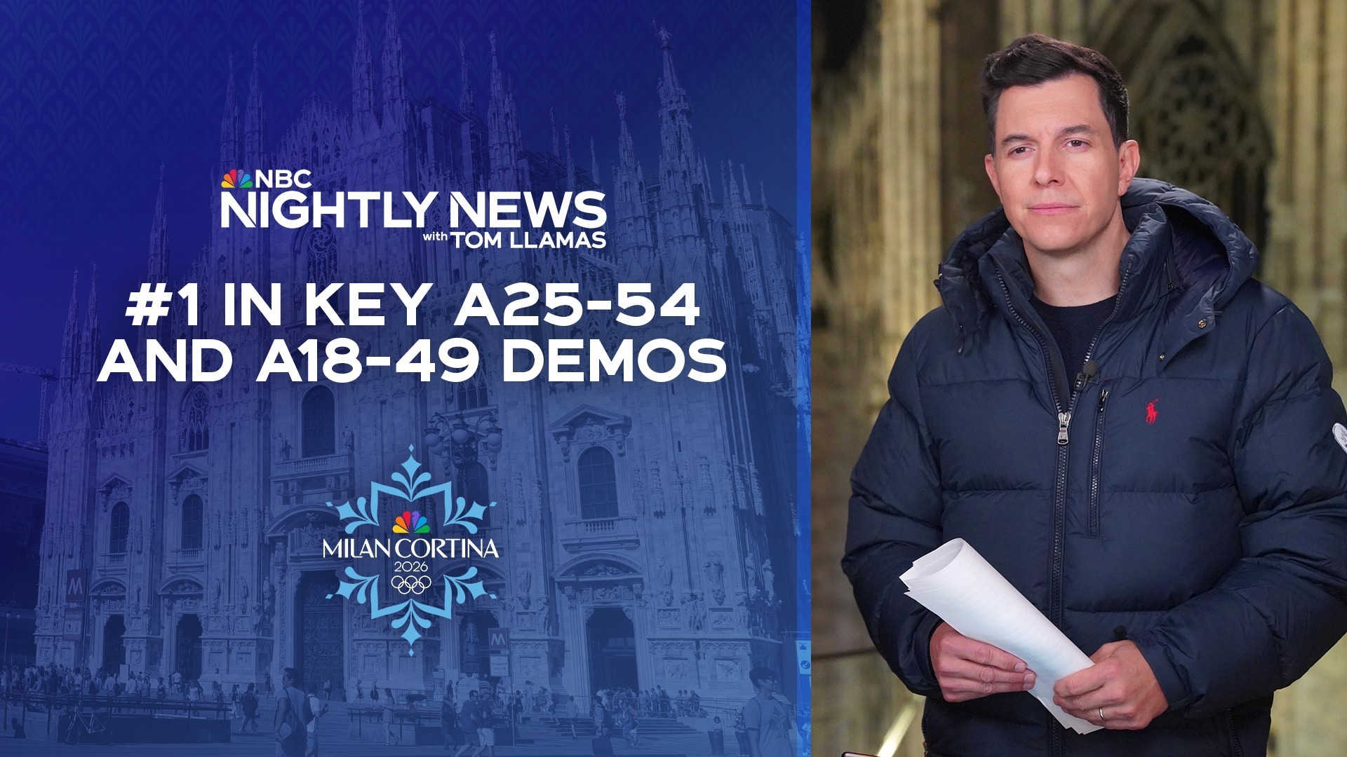 Nbc Week NBC NIGHTLY NEWS WITH TOM LLAMAS IS #1 IN BOTH KEY DEMOS FOR WEEK ...